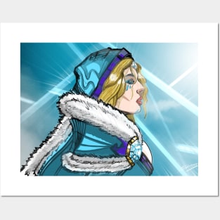 Crystal maiden fan art dota2 Posters and Art